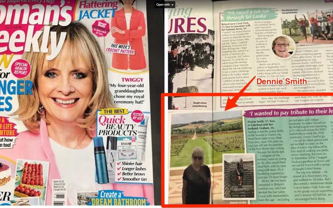 Women’s Weekly  – WW1 Centenary Walk