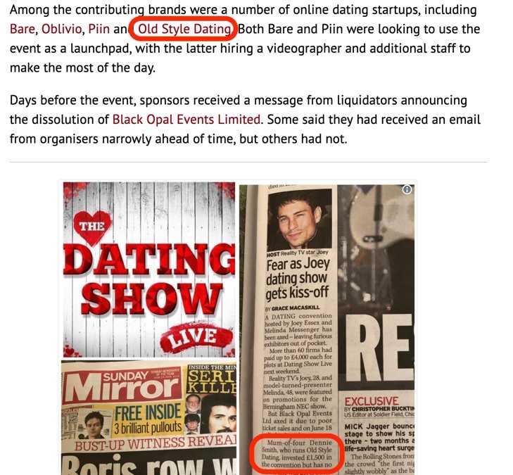 Startups Left Out of Pocket as ‘The Dating Show Live’ Collapses – GDI