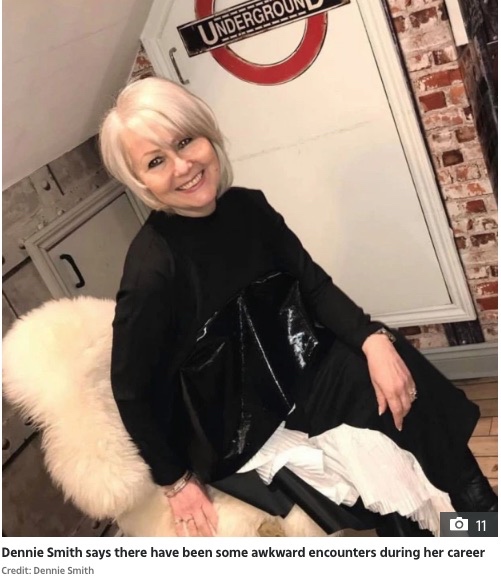 Dennie chatting with the Sun